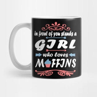 Muffins sweets baking confectioner girl Mug